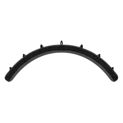 Sort, buet Kask Zenith X Max Comfort Fit frontpolstring med små fastgørelsestapper til hjelmen.
