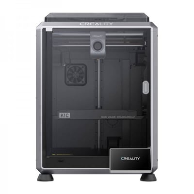Creality K1C 3D-printer, lukket Core XY FDM-model med alle metal hotend og en byggevolumen på 220x220x250mm.
