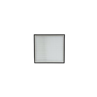 Starmix Aeroxx 750 HEPA13 filter isoleret på hvid baggrund, viser det firkantede design og filterstrukturen.