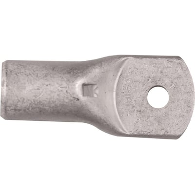 Elpress Cu-rørkabelsko KRF240A-16 til 240mm² Cu-ledere med M16 laske og inspektionshul i fortinnet kobber.