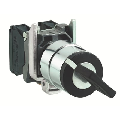 Schneider Electric nøgleafbryder med 3 positioner og 2NO kontakter, Ø 22 mm metalkonstruktion til ATEX-miljøer.