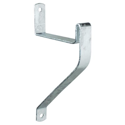 PN Beslag stigebeslagssæt i varmforzinket stål, 275mm langt med 11mm boltehuller for sikker stigeophæng.