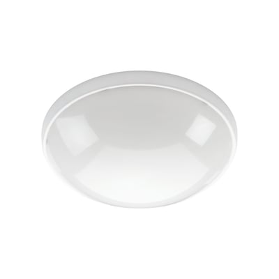 Orion LED loftarmatur i hvid, 20W med 4000K, fremstillet af lakeret metal og opal polycarbonat.