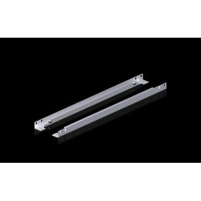 Rittal glideskinner til montageplade VX, 1000mm lange, præsenteret som et sæt af to stk. med side monteringsbeslag.