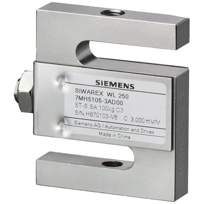 Siemens Siwarex WL 250 vejecelle ST-S SA i rustfrit stål, 10t nominel load og C3 nøjagtighedsklasse.