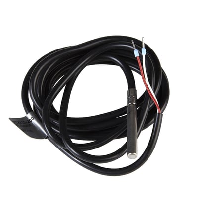 Schneider Electric STX120 temperatursensor med 2 meter kabel, kompatibel med TAC Vista, klar til installation.