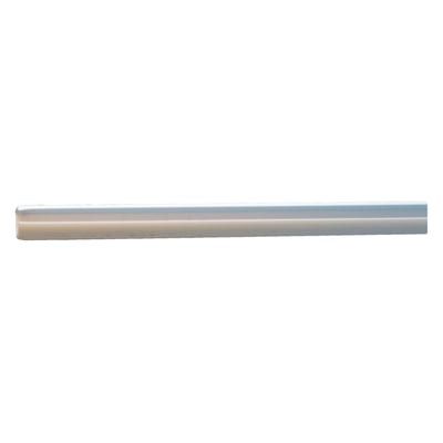 E-Line åben minikanal i hvid PVC med tape, 2 meter lang og 6x8 mm bred. Ideel til ledningsføring på væg.