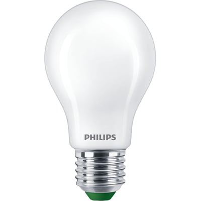 Philips LED standard lyskilde med E27 sokkel, mat finish og neutral hvid farvetemperatur.