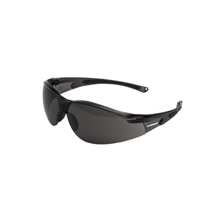 Activewear Eagle 4070 sikkerhedsbrille med grå linse og sorte stænger, vist skråt forfra.