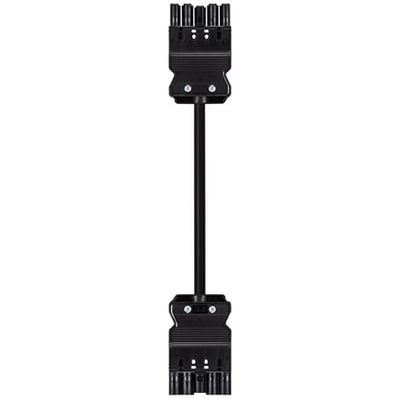 Wieland GST18i5 5-polet mellemkabel med han/hun stik, 7m, 1,5mm², vist vertikalt med detaljeret billede af stikkene.
