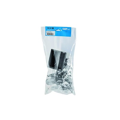Krogsortiment GBP med 25 assorterede kroge til hulplade, vist i klar plastemballage med mærkat og hvid baggrund.