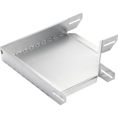 Schneider Electric 90° hjørne til kabelbakker med Zinc+ overflade, dimensioner 60x500 mm og 1 mm tykkelse.