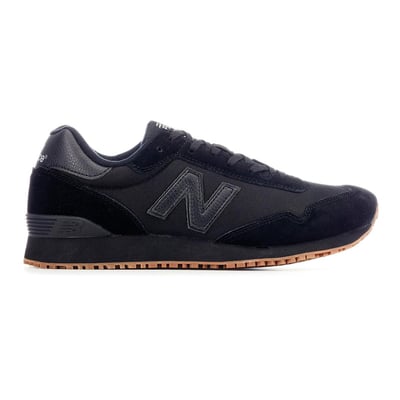 New Balance 515 SR herre jobsko i sort med gummiydersål og ikonisk N-logo på siden.