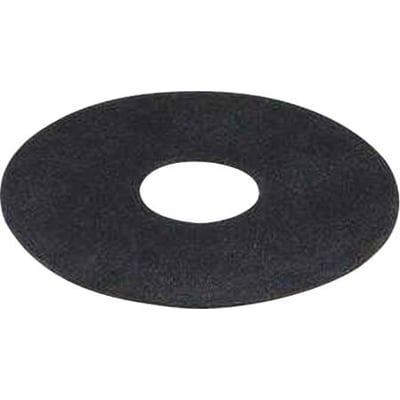 Nærbillede af Viega Combi PB tætningsflange, viser den sorte gummi-materiale og centrale åbning på 40 mm.