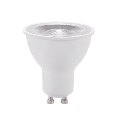 LEDlife LUX6 LED-spot på 6 W med hvidt hus, GU10-fatning, dæmpbar funktion og koldt hvidt lys.