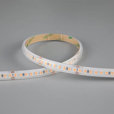 Fleksibelt Ansell Lighting P-Cell LED bånd på 50 meter med 10mm bredde og 33,33mm klippeafstand, hvidt lys 4000K.