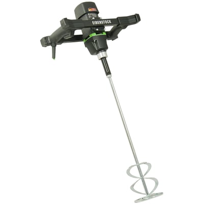 Eibenstock EHR 20.1 L røreværk med 1300W motor, grønt håndtag og 135 mm WG rørestav på hvid baggrund.