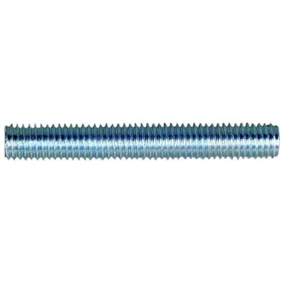 Elforzinket M6x1000 DIN 976-1 gevindstang i styrke 8.8 med fuld gevind fra ende til ende.