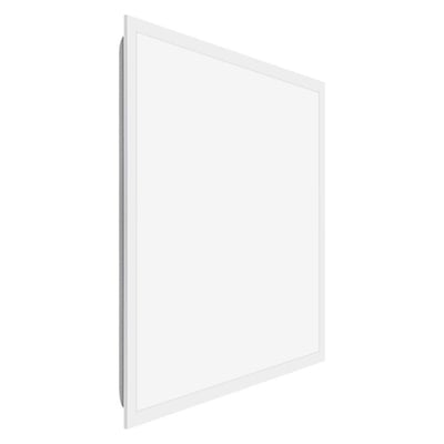 Ledvance Panel Compact LED set fra siden, viser den slanke profil og aluminiumsramme.