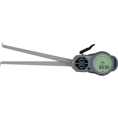 Digital skydelære til indvendige målinger 15-65mm med præcis aflæsning på 65.50mm og IP67-klassificering.