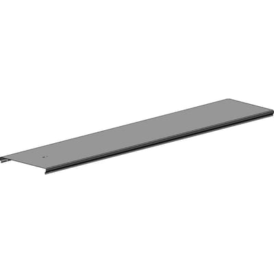 Legrand P31 låg til kabelbakke i el-forzinket stål, 75 mm bredt og 3 meter langt, uden værktøj montering.