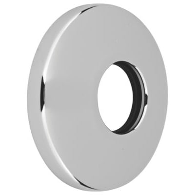 Grohe roset i forkromet metal med en indre diameter til 1/2" rør, perfekt til finish i VVS-installationer.
