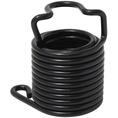 Original sort metal fjeder med to kroge, designet som mejselholder til FLAIR 500719 mejselhammer.