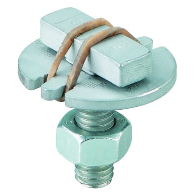 Fischer Hammerhovedbolt Clix 10x40mm, elforzinket, med en møtrik og en gummi-strop til fastgørelse.