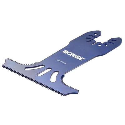 Ironside savklinge til multicutter, 70 mm til gips, med brede savtænder og åbninger til Quick Release-optag.