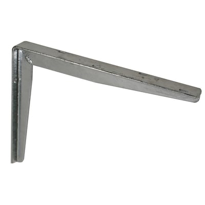 PN Beslag hyldeknægt i varmforzinket stål med dimensionerne 300x400mm, vist isoleret på hvid baggrund.