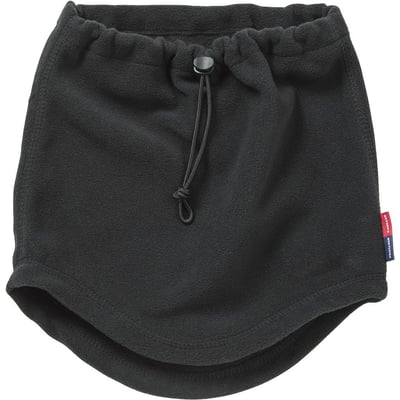Sort Kansas fleece halsedisse 9119 lavet af 100% polyester med justerbar elastiksnor og snorestop foroven.