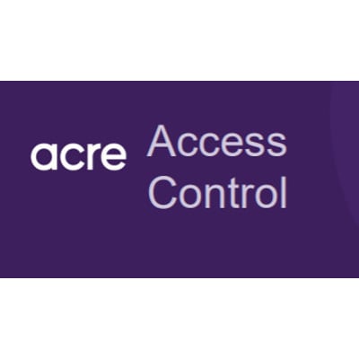 Logo med teksten acre Access Control for Vanderbilts årlige aAC-licens til én læser fra læser nr. 97.