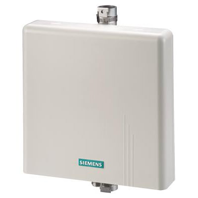 Siemens Scalance IWLAN antenne ANT 792-8DN, en hvid retningsbestemt antenne med 14 dBi for 2.4 GHz Wi-Fi.