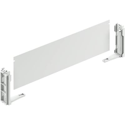 Spelsberg skillevæg Geos-L TW 40-18 i hvid kunststof, med monteringsbeslag i siderne.