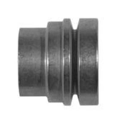 Reduceret messing klemring 10x8 mm fremstillet af messing (CW617N), med PN 150 godkendelse, vist isoleret på hvid baggrund.