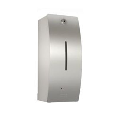 Franke STRX 625 berøringsfri sæbedispenser i rustfrit stål til vægmontering, med IR sensor og 0,8 liters volumen.