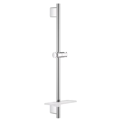 Grohe Vitalio SmartActive 600 mm gliderstang i krom med justerbar glider, QuickFix beslag og EasyReach bakke.