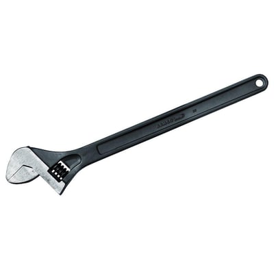 Bahco 24" justerbar skiftenøgle model 86 vist med en mørkegrå, mat finish og præget Bahco logo på skaftet.
