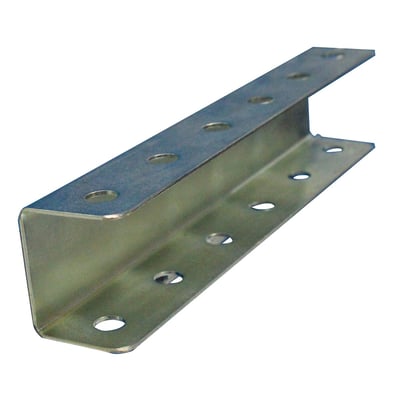 Maskinfabrikken Universal ophæng til 6 skruetrækkere med Ø8mm diameter, udført i galvaniseret metal med mange huller til montering.