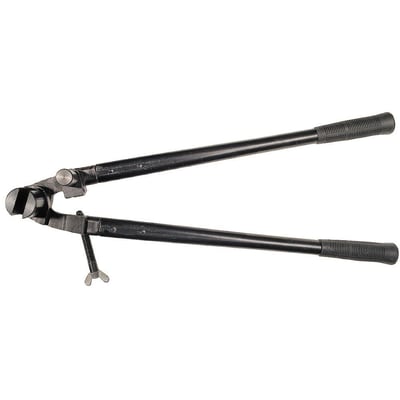 Stubai rendejernsbukker med 600 mm lange, sorte pulverlakerede aluminiumsskafter og skridsikre kunststofgreb.