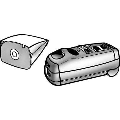 Nordic Quality LU 2600 støvsugerposer, 5 stk. i hvid papir, med en illustration af en Lux støvsuger.