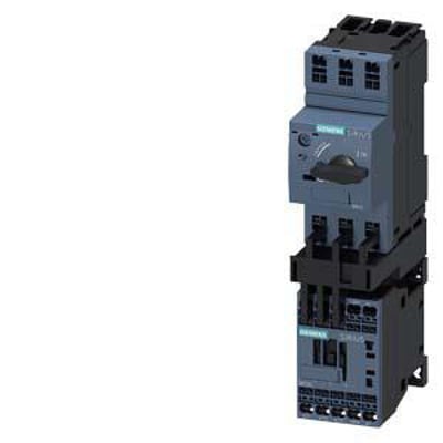 Siemens 3RA2120-1HA24-0AP0 motorstarter, S0, 5.5-8A, 230V AC, med skrueterminaler til DIN-skinne.