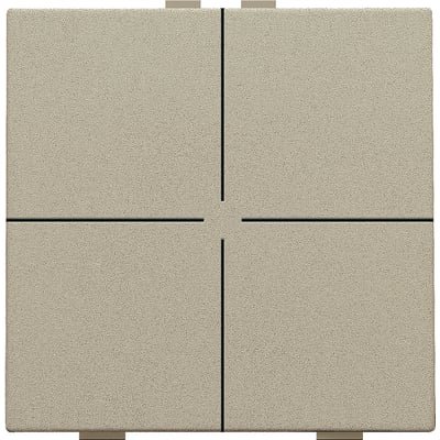 Niko 4-tryk i champagne farve til NHC systemet, med et moderne design og fire trykflader.