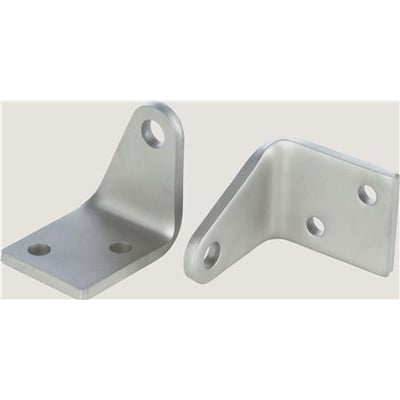 To WindowMaster WAB 836A motorbeslag i metal, vist fra forskellige vinkler på en neutral baggrund.