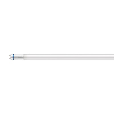 Philips Lighting Master LED T8-rør i hvidt med blå ring, 13,5 W og 1200 mm længde.