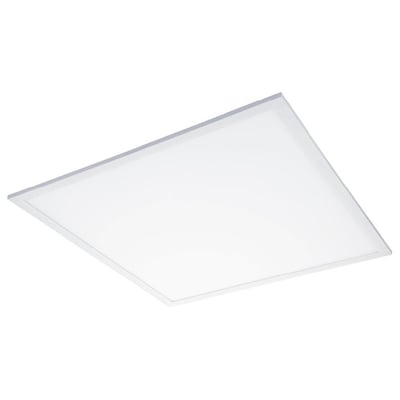 Enkelt SG Armaturen Sense Basic LED panel, 600x600mm, med hvid ramme og diffus lysflade.