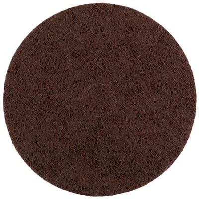 Tyrolit SCM rondel EX.MEDIUM HD P, 125x22P, velegnet til grovslibning og rengøring. En mørkebrun sliberondel med tydelig tekstur.