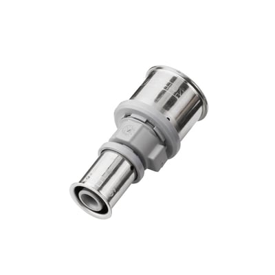 Roth KU-samlemuffe i metal og grå plast, 32x20 mm, beregnet til Roth Alu-LaserPlus systemet.