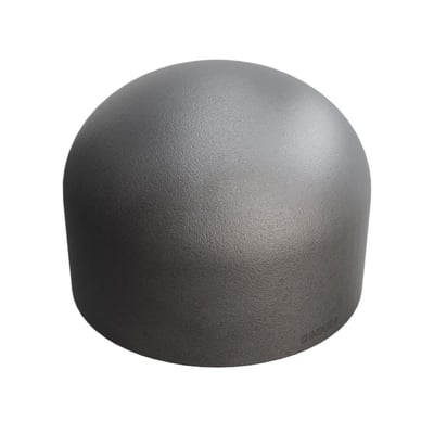 Indura endebund A-234 WPB i stål med dimensionerne 1 1/2" x 3,68 mm, overholder ASME B16.9 standarden.