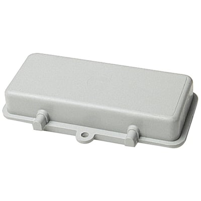 Procon Multistik blinddæksel B16 i pulverlakeret aluminium med snor, passer til 16A 500V.